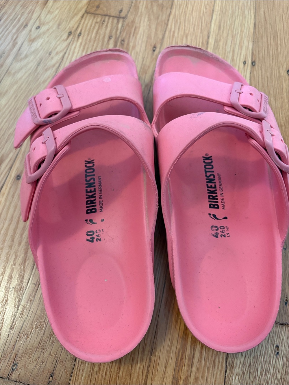 Birkenstock Pink Eva Two-Buckle Sandals - Picture 2 of 4